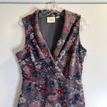Anthropologie MAEVE jacquard soft stretchy floral dress size 8 Purple Photo 5