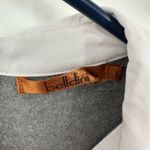 Belldini Size Large Shirt Gray Layered Look Pullover‎ Back Zip Rhinestone Collar Photo 3