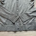 Max Mara Sportsmax Ruched Side Lightweight 100% Wool Cardigan Size M Feminine Photo 7