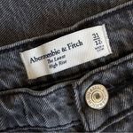 Abercrombie & Fitch Abercrombie Dark Grey The Loose High Rise Women’s Jeans Relaxed Fit Size 32/12 Photo 11