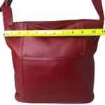 Coach Vintage Erikson Soho Red Glove Tanned Bucket Shoulder Bag USA COA 4169 Photo 12