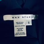 Max Studio Navy Blue Yellow Colorblock Maxi Dress Photo 9