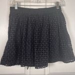 Madewell  Bayfront Black Eyelet Skirt Sz XS Photo 4
