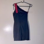 Jessica McClintock One Shoulder Body Con Sequin Dress Size 6 Photo 3