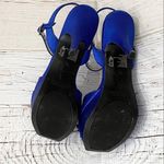 Fioni Royal Blue Satin Formal Sandals 6 Photo 7