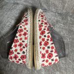 Serra  Espadrilles Size 7 Flat Slip On Loafer Boat Shoes Memory Foam Floral Photo 3