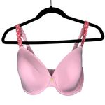 Natori Womans Pink Pure Luxe Contour Underwire Bra 32G style 732080 Photo 0