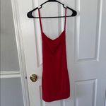 Lucy in the Sky red sparkle mini dress Photo 1