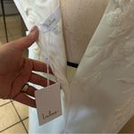 NWT Vision of Romance White Sheer Mesh Embroidered Sequin Maxi Dress Size XL Photo 6