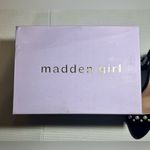 Madden Girl  Bitsyy Black Suede Block Heel With Faux Pearls Strappy Party New‎ 9 Photo 9