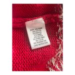 Breckenridge Vintage  Petite Red Snowflake quarter zip Sweater. SZ.PL. Photo 3