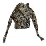 Self Esteem Sheer Crop Top Photo 7