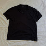 Saks 5th Avenue Saks Fifth Avenue black woman's medium collared button down shirt Photo 0