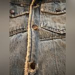 Madewell Vintage Denim Sherpa Lined Vest Photo 5