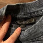 Vanilla Star Jeans Blue Vanilla Star Crop Top Sweatshirt Photo 1