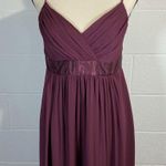 Mimi Maternity Plum/Burgundy Spaghetti Strap Formal Dress Size undefined Photo 5
