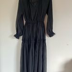 Black Commense Black Commense Ruffled Chiffon Semi Photo 2