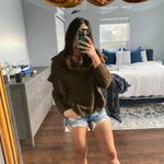 EXPRESS Cowl knit Ruffle Sweater Photo 14