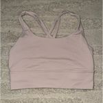 Lululemon  Cross Back Sports Bra light pale pink size 4 Photo 0