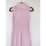 ZARA  Womens Dress Pink Maxi Ruched Sheath Sleeveless Formal Bridesmaid Medium Photo 9