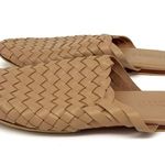 LIBERTÉ Prague Woven Mule Cream Leather 40 Size 9 Photo 4
