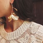 ZARA NWT  Bloom Flower Earrings*: NEW with original packaging Photo 1