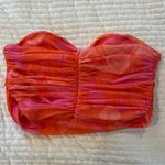 ZARA Pink and Orange Floral Accessory Photo 2