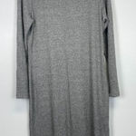 A New Day Gray Ribbed Sweater Dress Photo 0