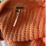 Free People NWOT Nightingale Cardigan Peach Oversize XS Photo 3