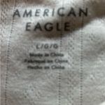 American Eagle  Outfitters Cream Tee with Pink Floral Design Photo 1