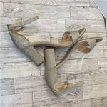 Michael Shannon Michael by  Women’s Stella Sandal Size 8.5M Glitter Metallic Photo 4