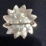 Alpaca Silver Mother of Pearl Inlay Star Brooch Photo 1