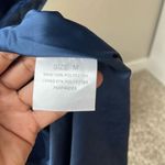 Alamour The Label Claudia Navy Ruched Draped Neck Sleeveless Strappy Back Gown M Blue Size M Photo 8