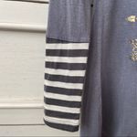 Color Bear Gray Deer with Gold Arrows Shirt. Size Small. EUC Photo 1