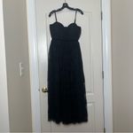 Revolve NWT Sau Lee Selena Lace Dress‎ in Black Size 6 Photo 2