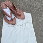 Good American
Clear Block Heel Thong Sandals Photo 4