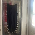 Romeo + Juliet Couture  Bodycon Black & Metallic Silver Sequined Dress Size L Photo 1