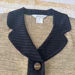 Misook Exclusively  Knit Cardigan size XL Brown/Gold‎ Black Trim Button Front Photo 5