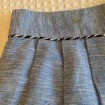 Anthropologie  ODILLE Size 4 Blue Embroidered Pleated Knee Length Skirt Photo 5