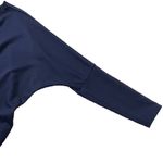 Nymphe  Tunic Womens Medium Navy Dolman Long Sleeve Boat‎ Neck Long Shirt Top Photo 4
