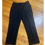 Susan Graver Susan Graver Cropped Pants Black Career Casual Pull On XS Photo 0