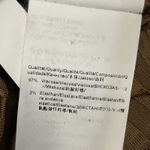 Hugo Boss  Shirt Womens Medium Top Ribbed Brown Stretch Career Minimalist Photo 5