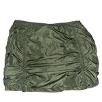 NWT JOLIE Skirt Size XLarge Green Parachute Drawstring Ruched Sporty Y2K Photo 4