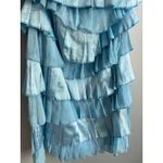 AX Paris Bright Blue Ruffle Halter Mini Dress Photo 4
