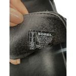 Sorel | 7 | VIBE SLIDE SANDAL BLACK Slip On Flats Lug Sole Women's Photo 4