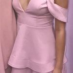 Missguided Blush Pink Double Layer Dress Photo 0