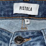 Pistola Distressed High-rise Skinny Ankle Blue Jeans Size 28/ 26” Inseam EUC Photo 4