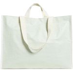 Sunnylife Carryall Beach Bag in La Palma Sage Stipe New Womens Tote Shopper Green Photo 3