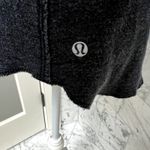 Lululemon Open Your Heart Long Sleeve Black Heather Gray Size 8 or 10 Photo 4
