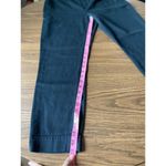 Paige Denim Simone Pleats in Black Carbon size 30 (US 10) Photo 14